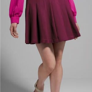 Elegant Burgundy Skirt